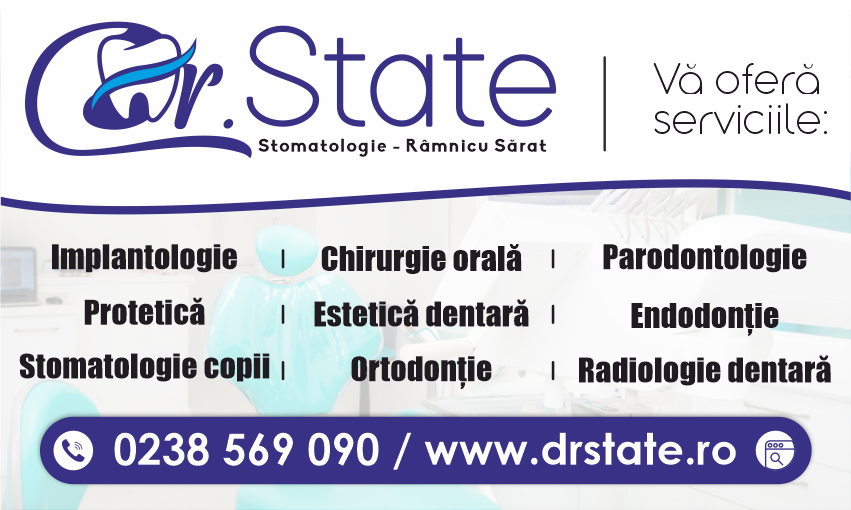 Banner Stomatologie Ramnicu Sarat Dr. State